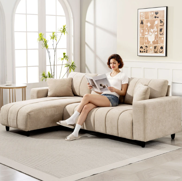 3 Seater L-Shaped Sofa with Changeable Chaise
