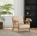 Fabric Lounge Chair, Velvet Armchair
