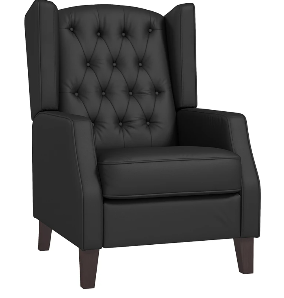 Faux Leather Armchair
