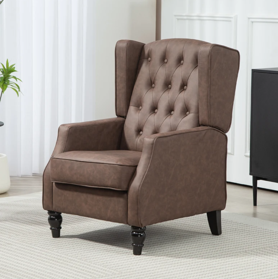 Modern Faux Leather - Brown