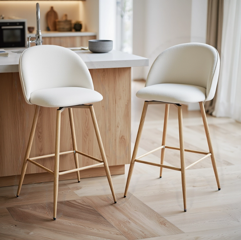 Modern 26in Swivel Counter Bar Stool