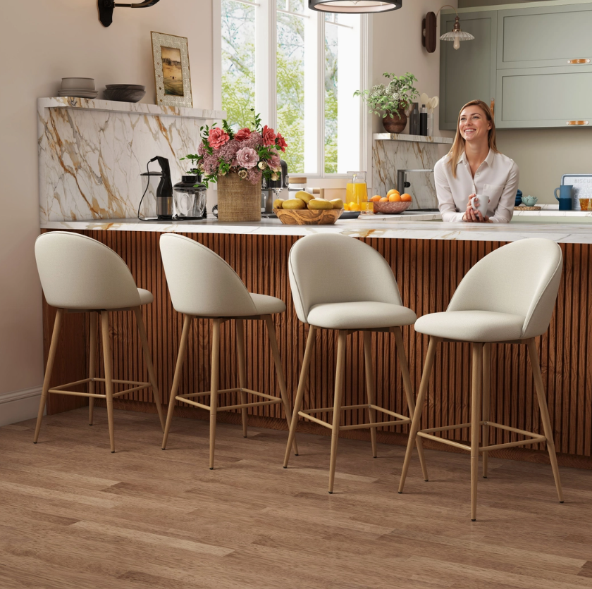 Modern 26in Swivel Counter Bar Stool